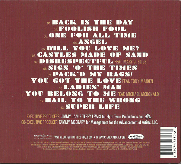 Chaka Khan  Funk This : Front + Inlay